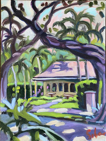 Small House with Banyan Tree